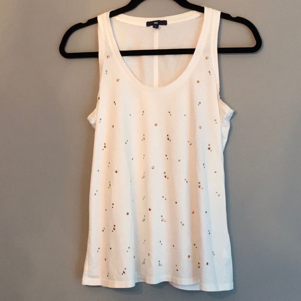 Gap Halter Top Tiny Rose Gold & Gold Studs  Sz S